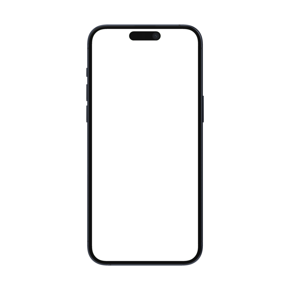 Transparent front smartphone png
