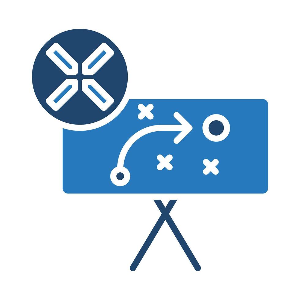 Strategy Nexus icon line illustration vector