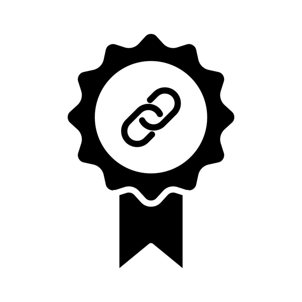 Brand Link icon line illustration vector