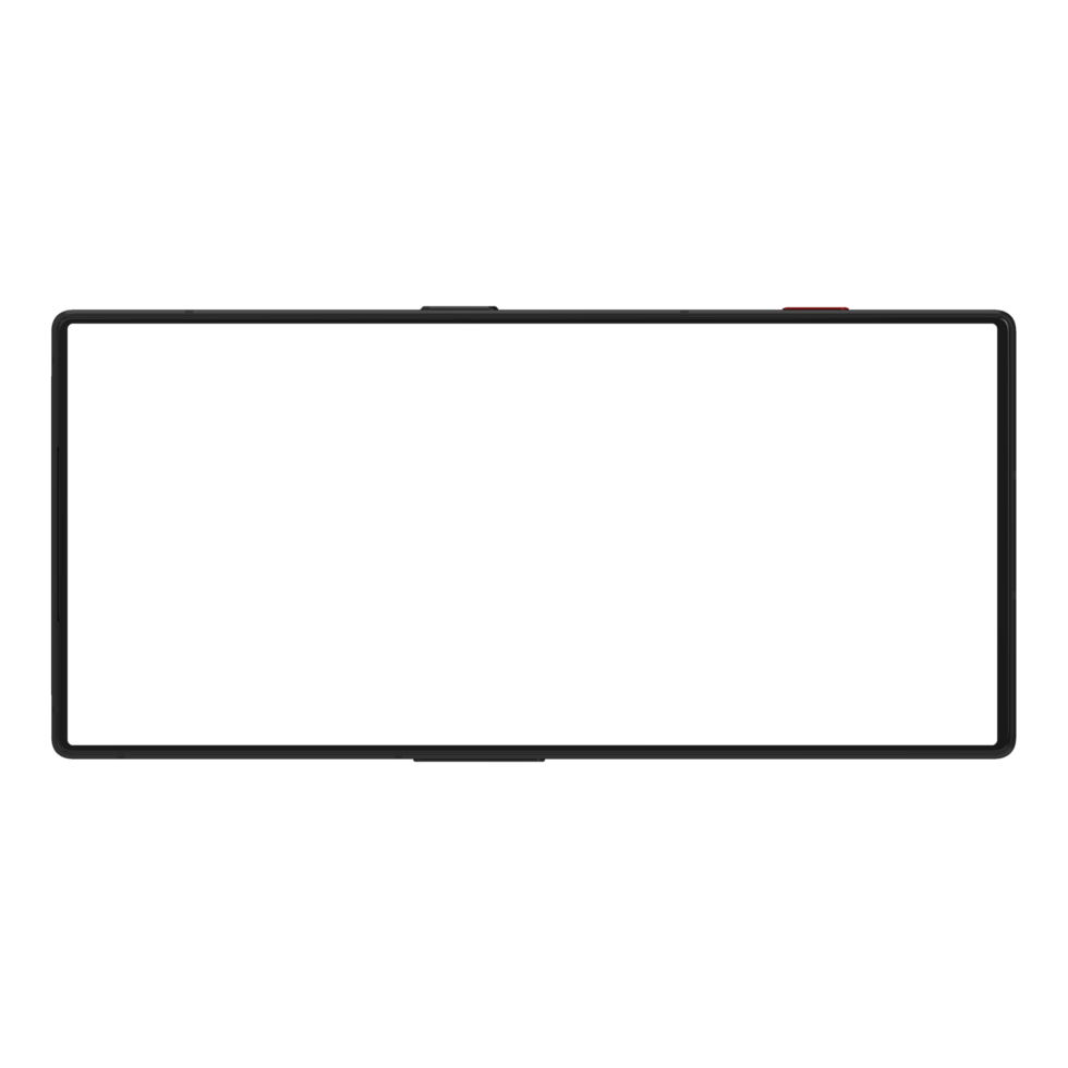 Clear view smartphone transparent landscape png