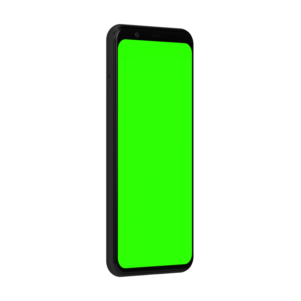 Greenscreen phone right png