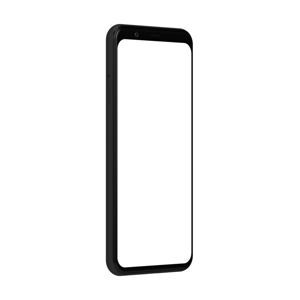 Transparent phone right png