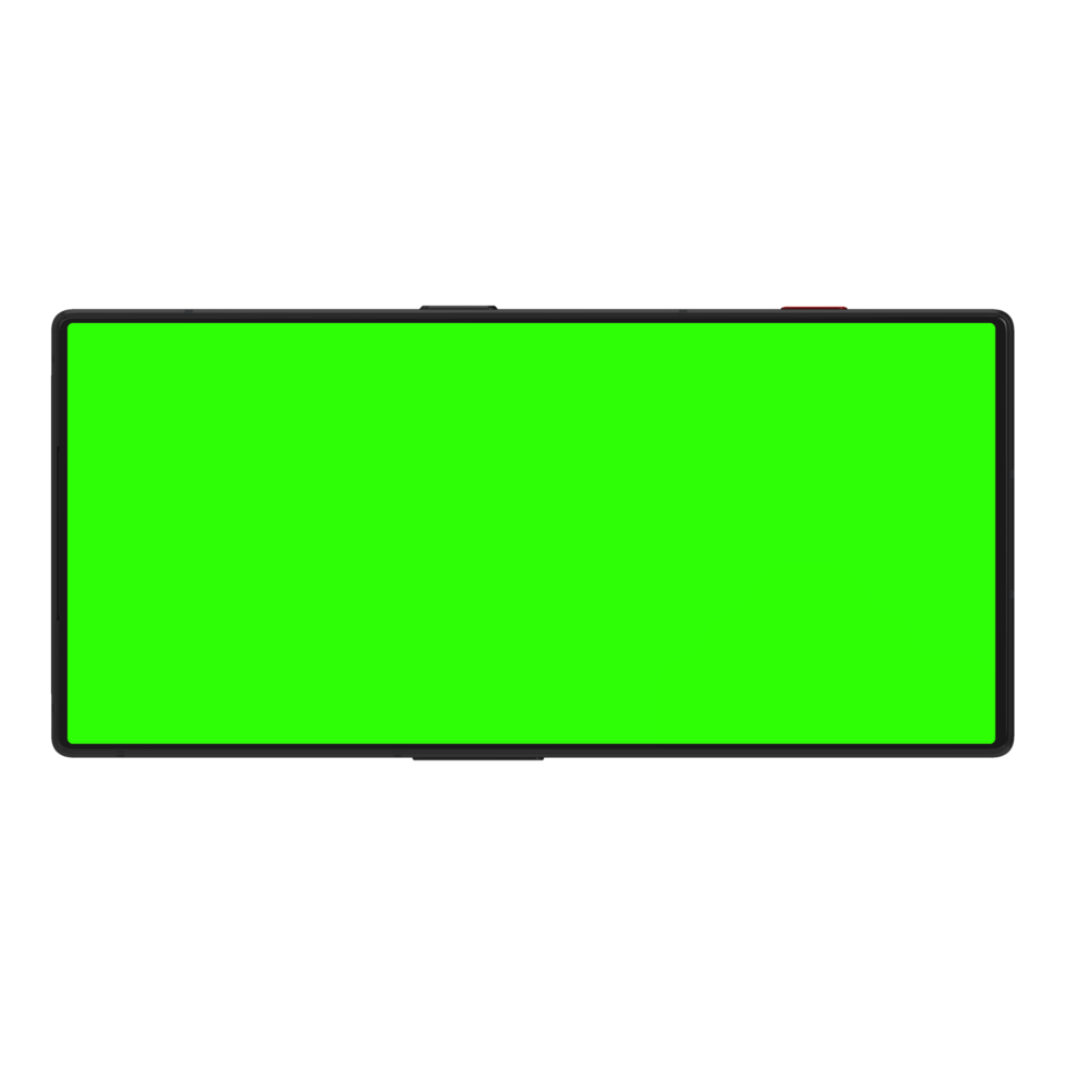 Clear view smartphone greenscreen landscape png