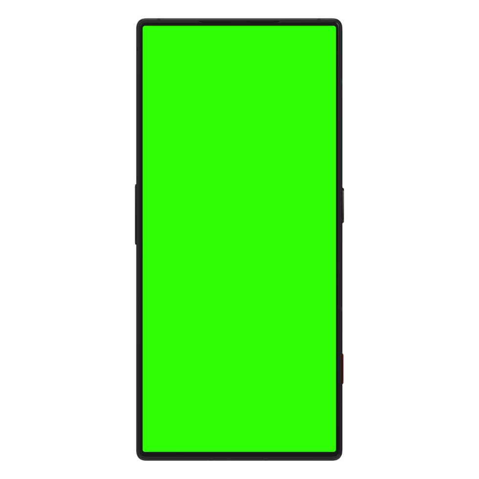 Clear view smartphone greenscreen png