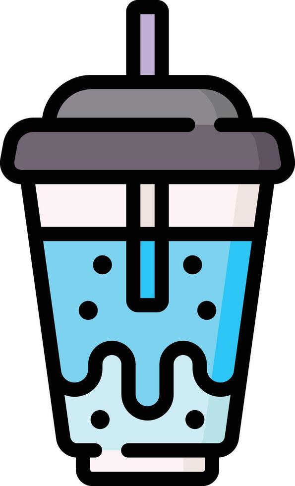 bubble tea illustration design vector