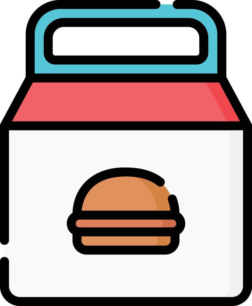 fast food illustration design vector