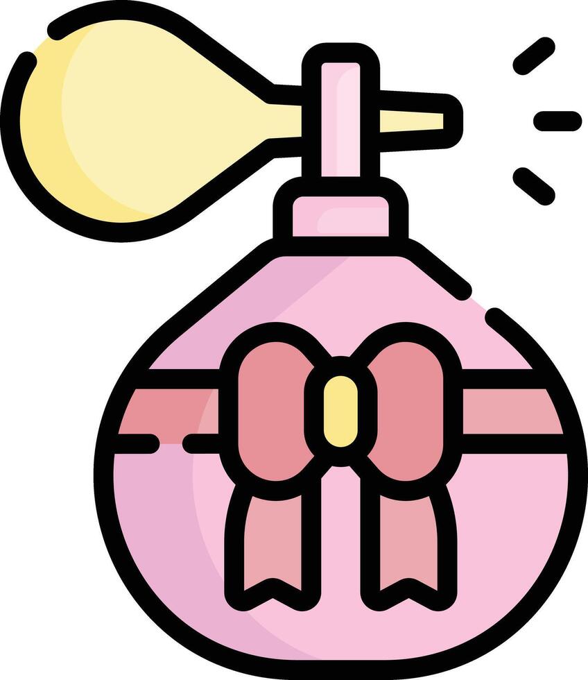 perfume illustration design vector
