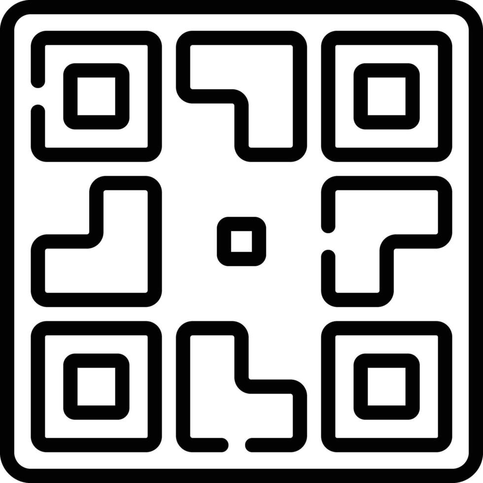 qr code illustration design vector