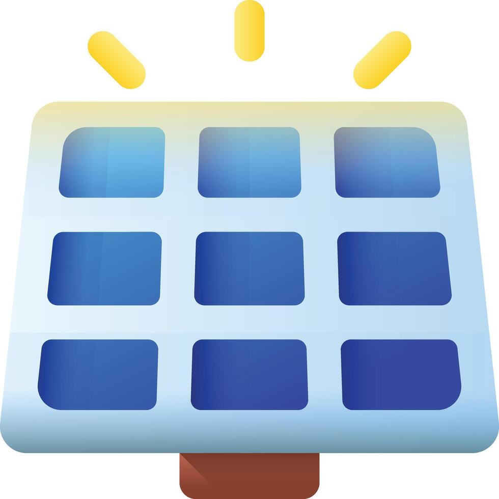 solar panel illustration design vector