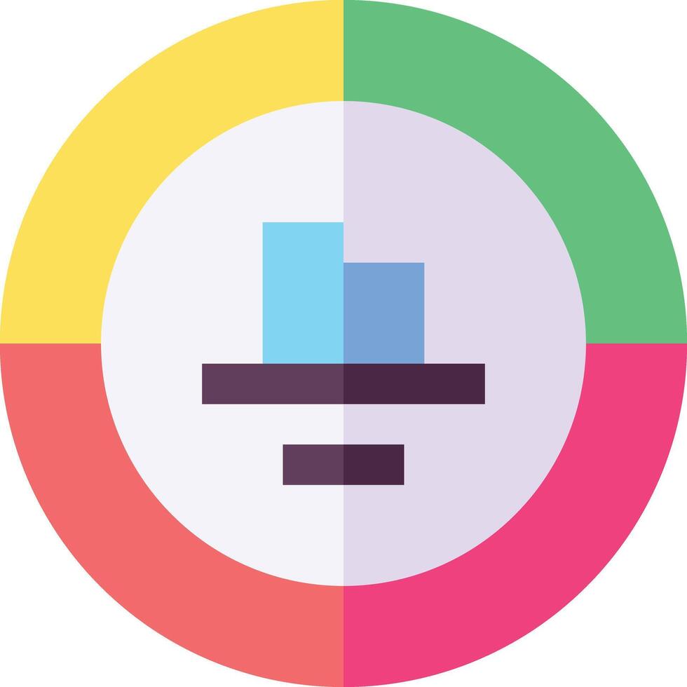 pie chart illustration design vector