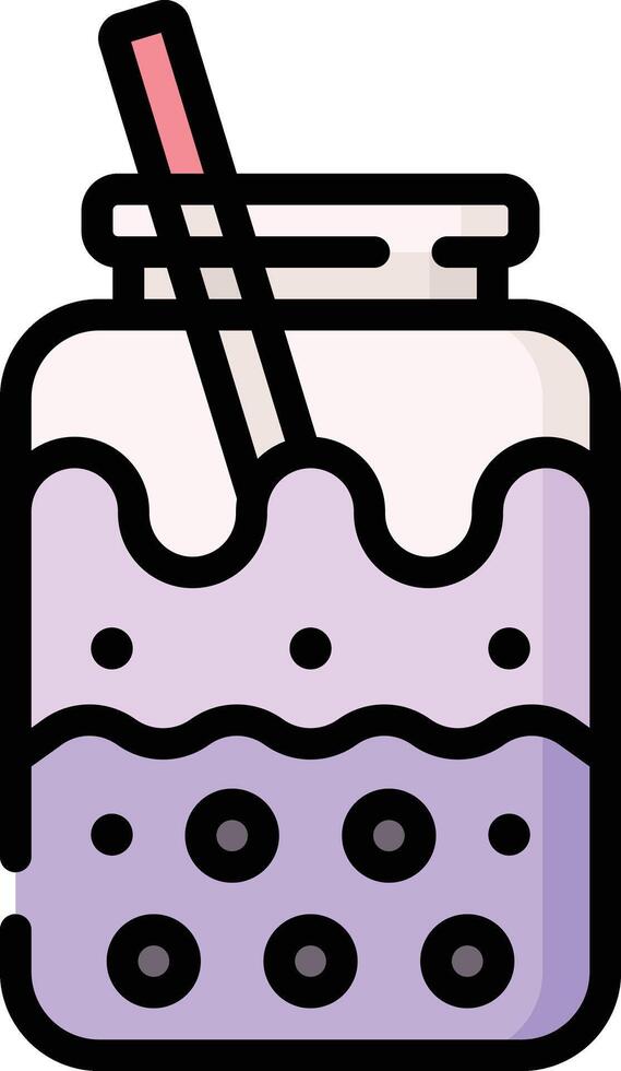 bubble tea illustration design vector