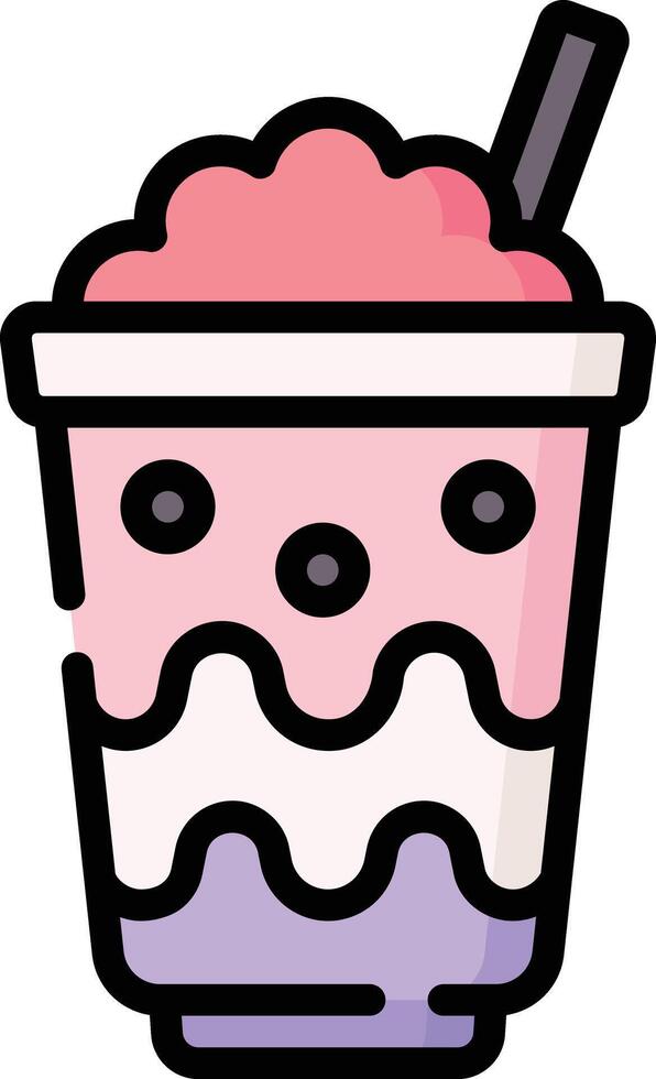 bubble tea illustration design vector