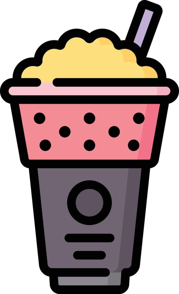 bubble tea illustration design vector
