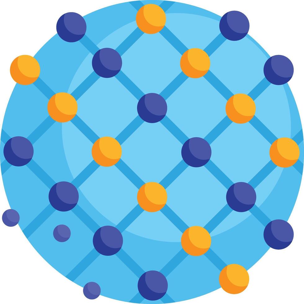 nanotechnology illustration design vector