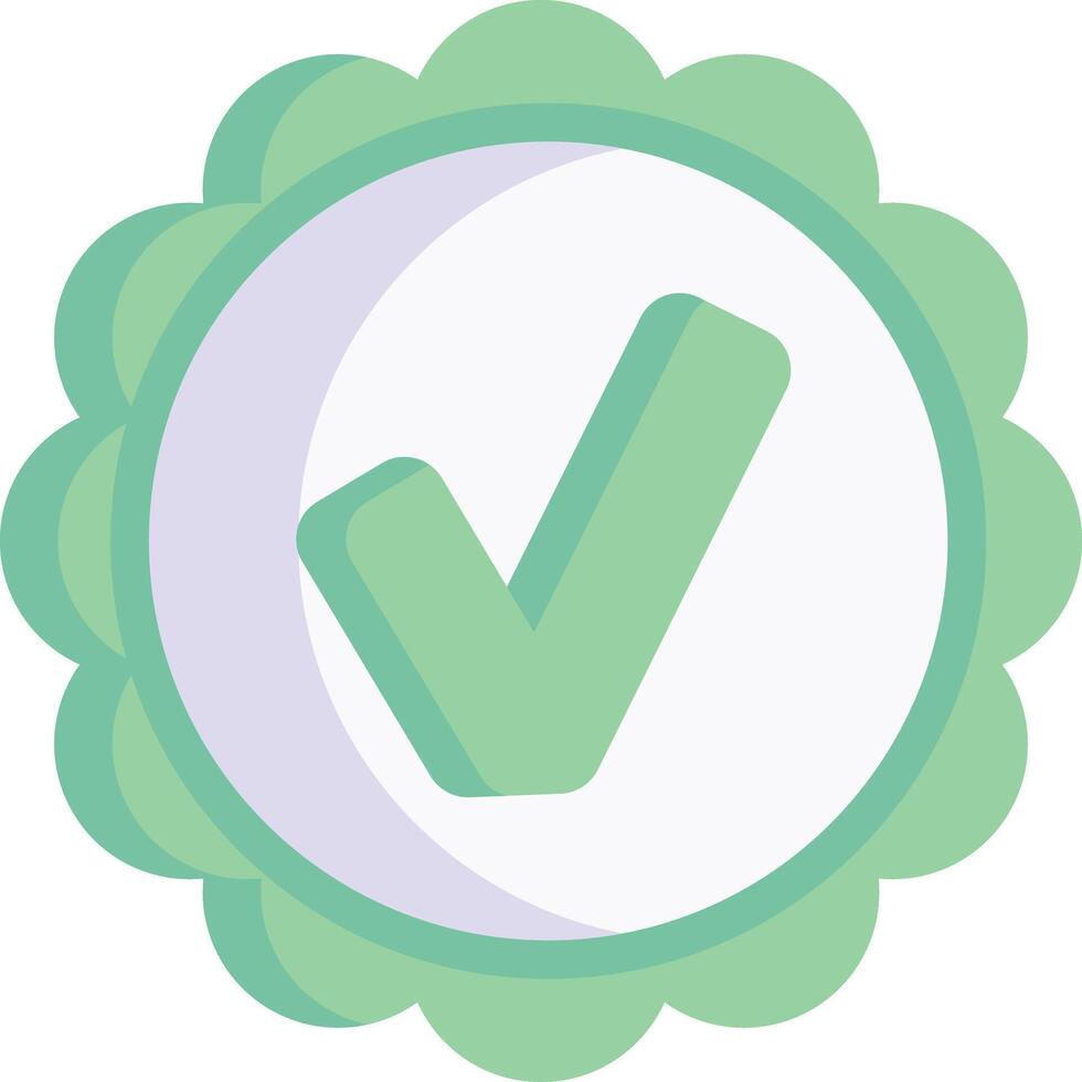 approved illustration design vector