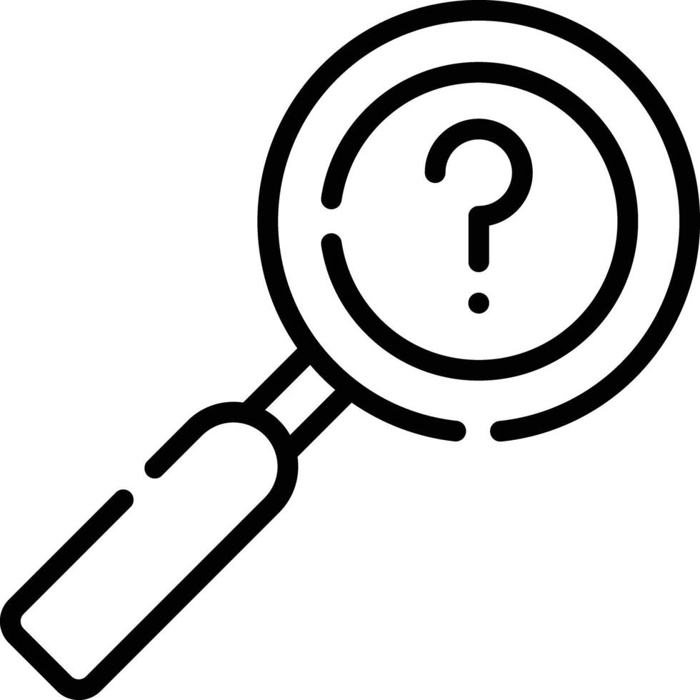 search illustration design vector