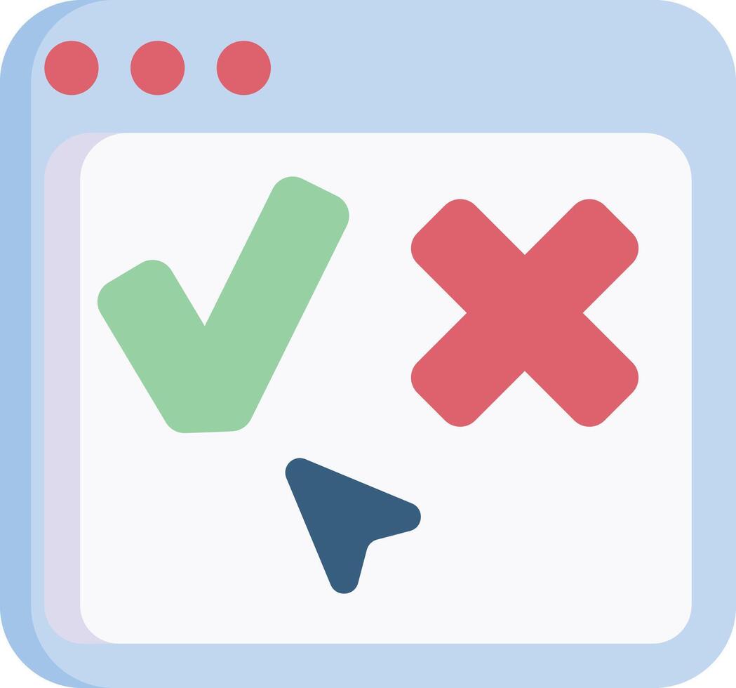 approved illustration design vector
