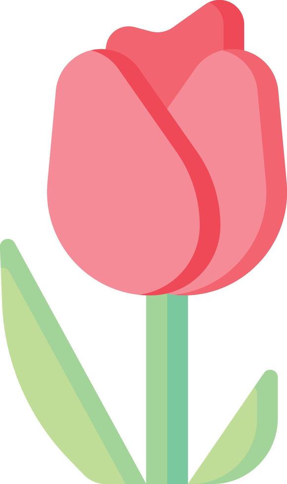 tulip illustration design vector