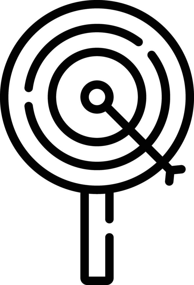 target illustration design vector