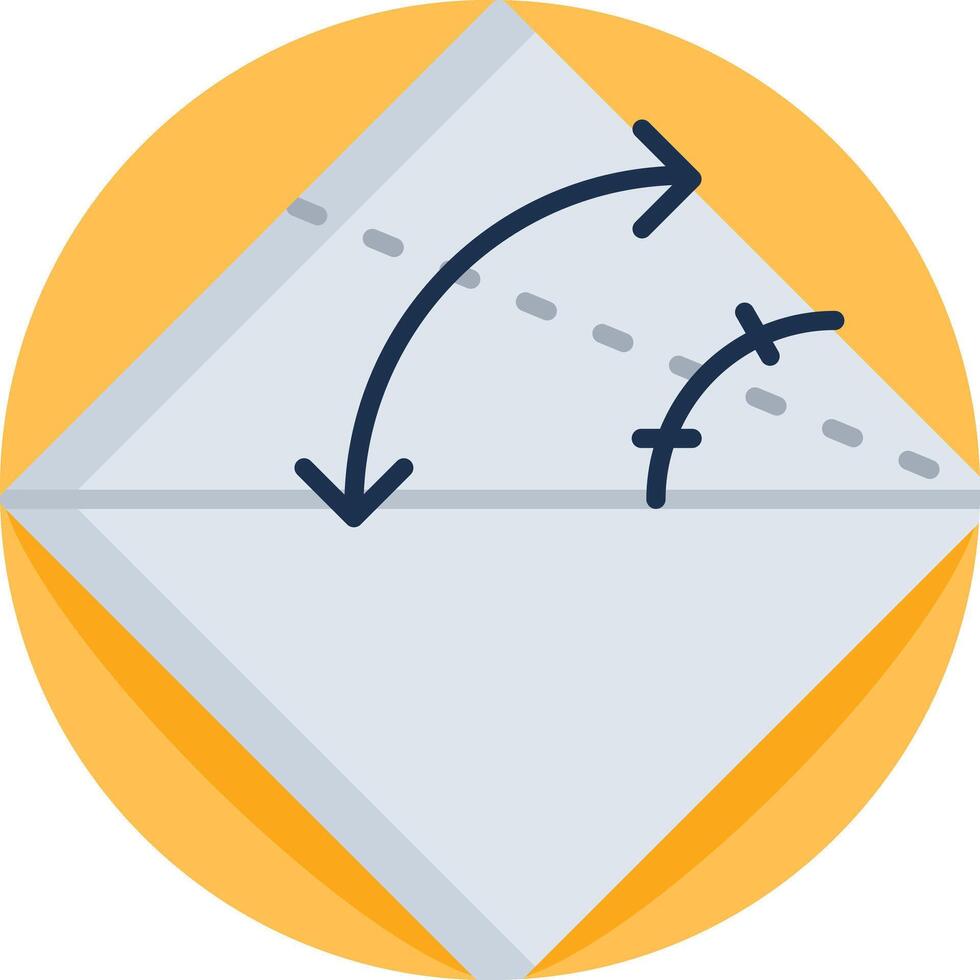 origami illustration design vector