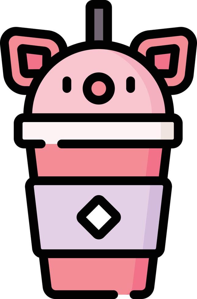 bubble tea illustration design vector