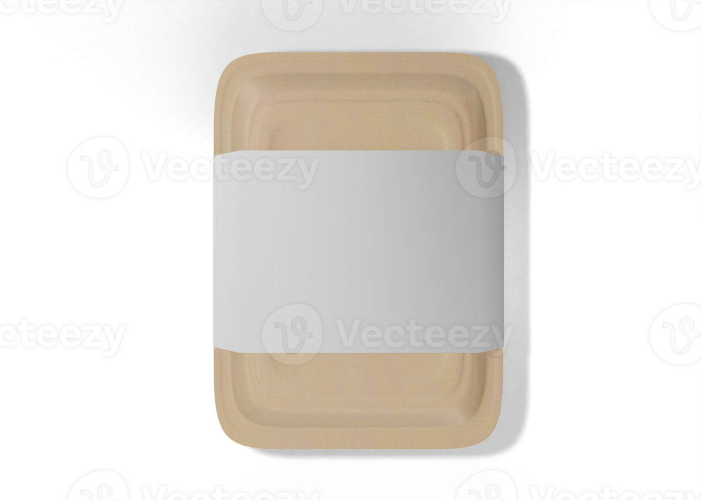 food container mockup png