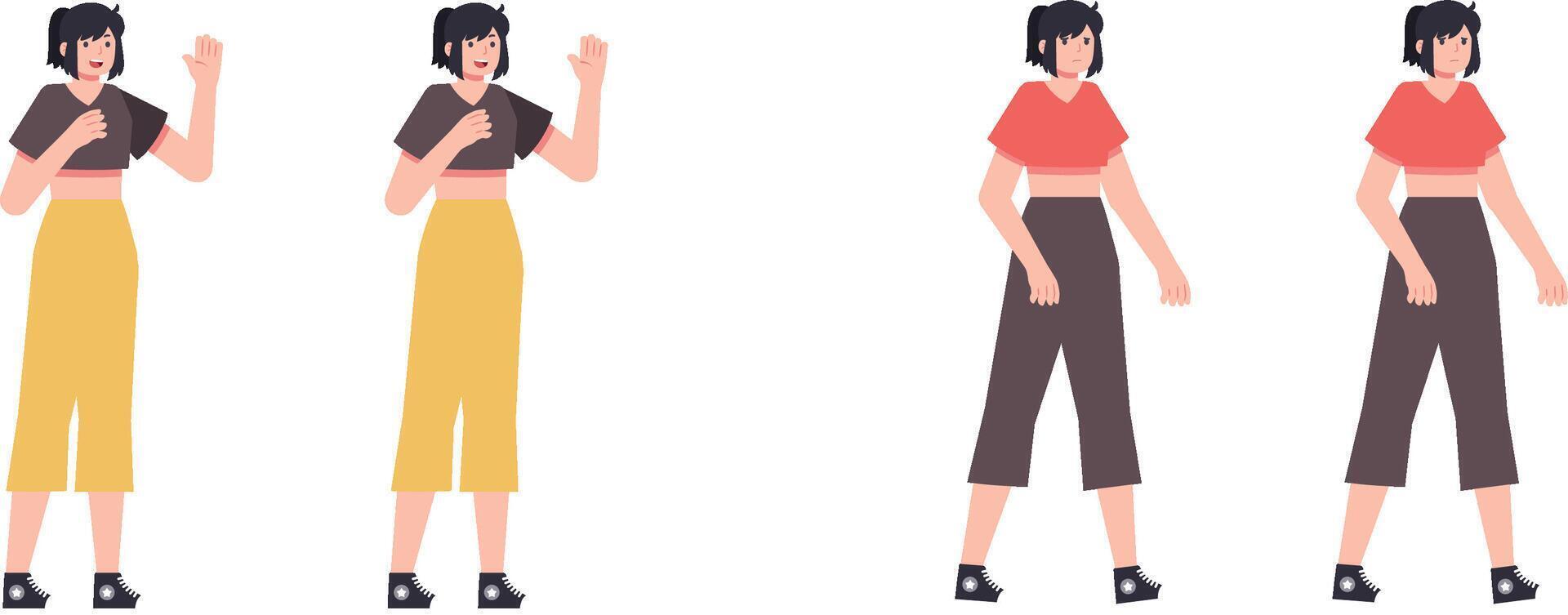 woman character person vector