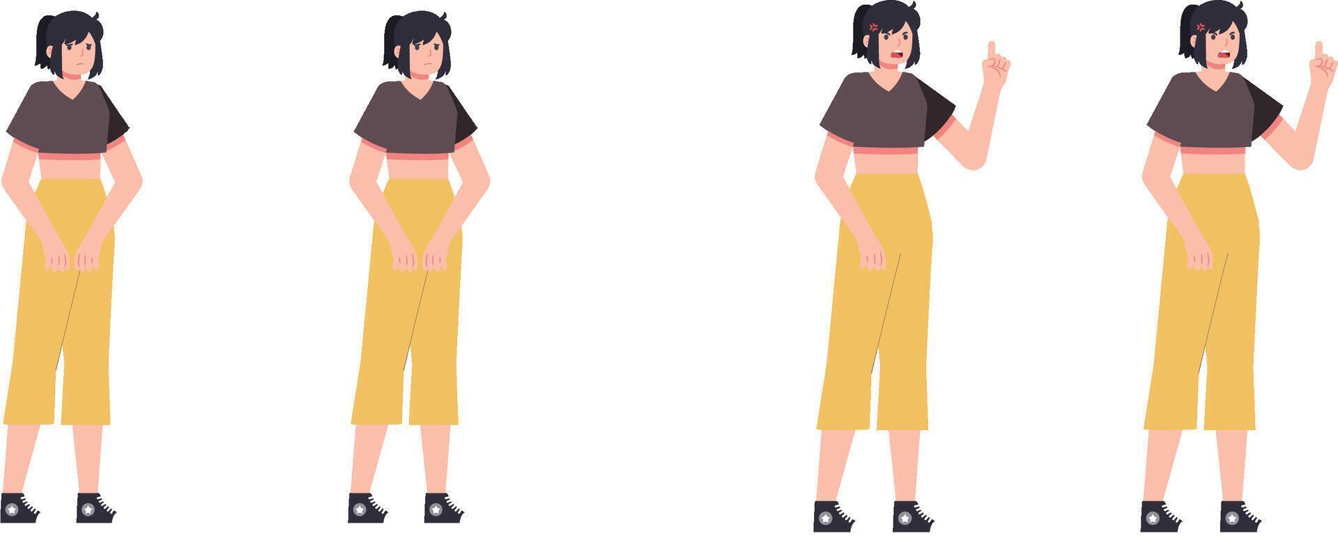 woman character person vector