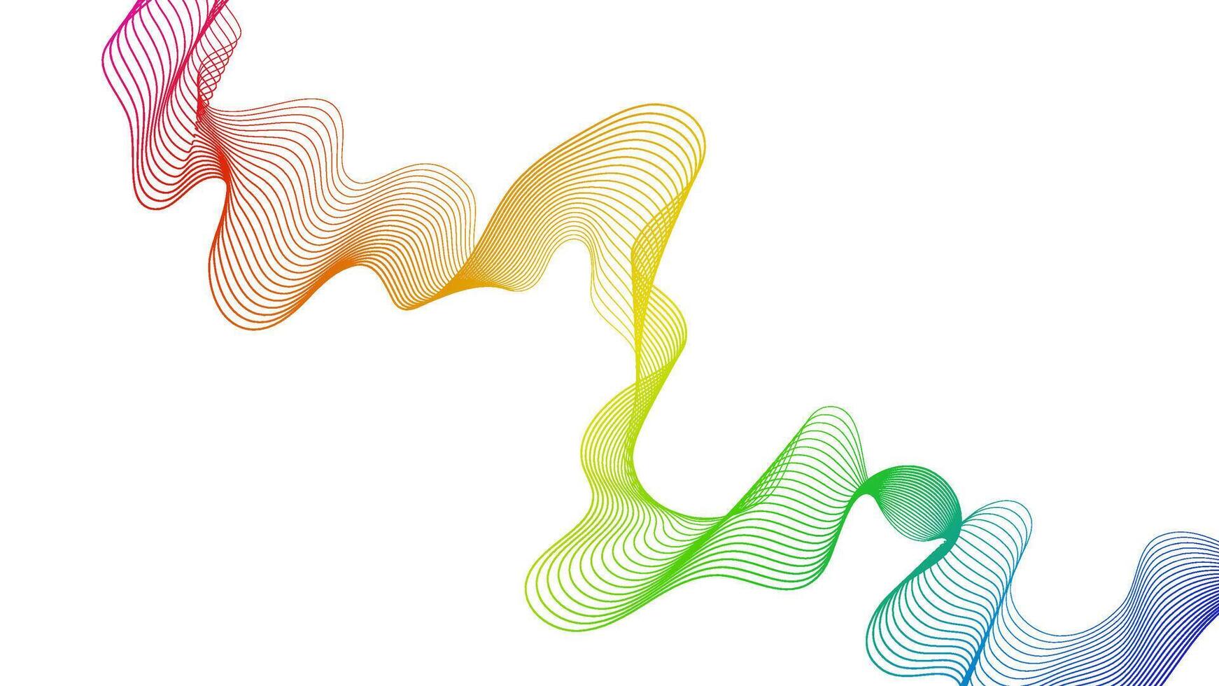 Abstract backdrop with wave gradient lines vector