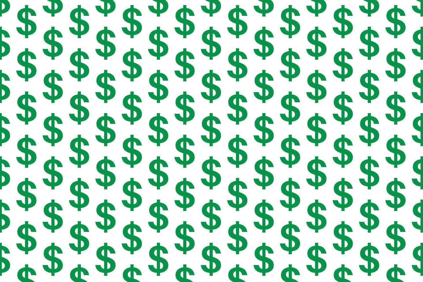 Green dollar pattern . Dollar wallpaper . illustration vector