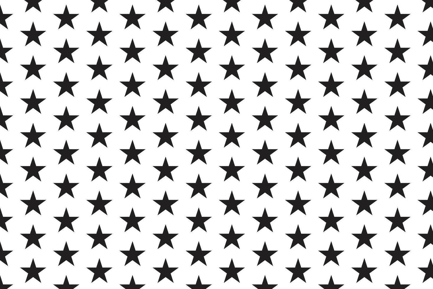 Black star pattern on white background . illustration vector