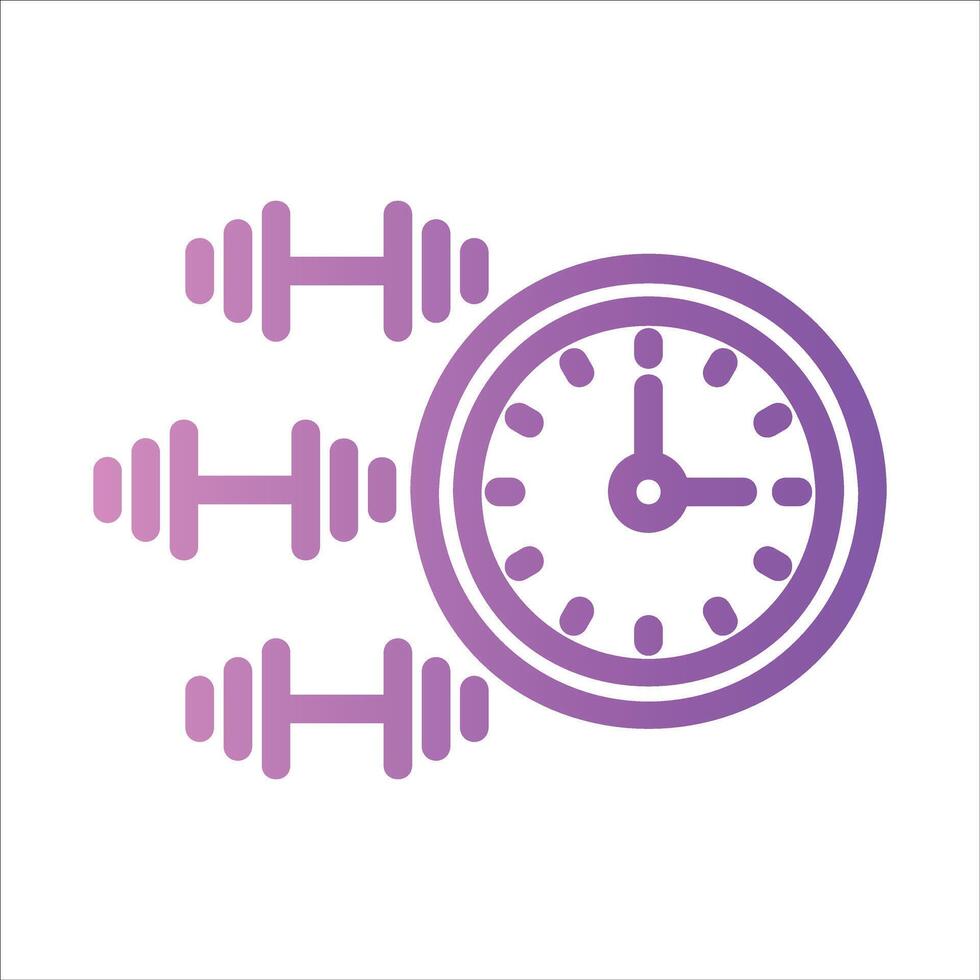 dumbbell in flat design style vector