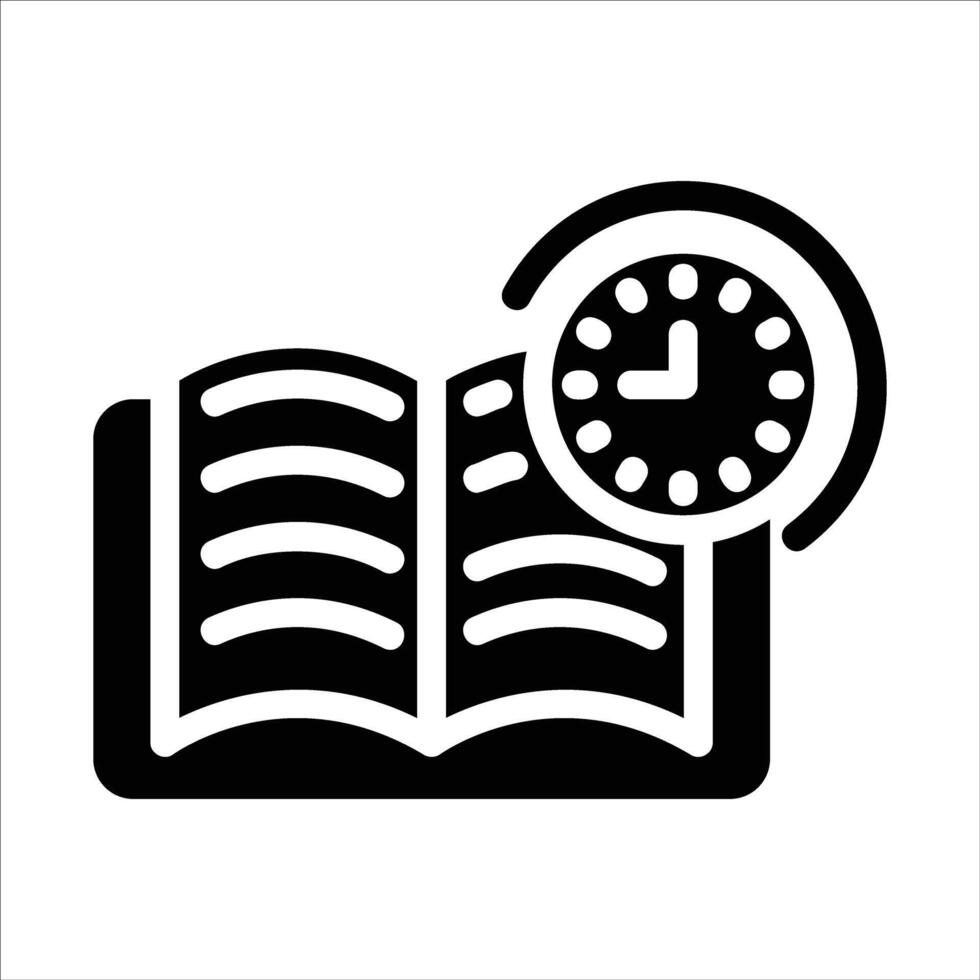 reading in flat design style vector