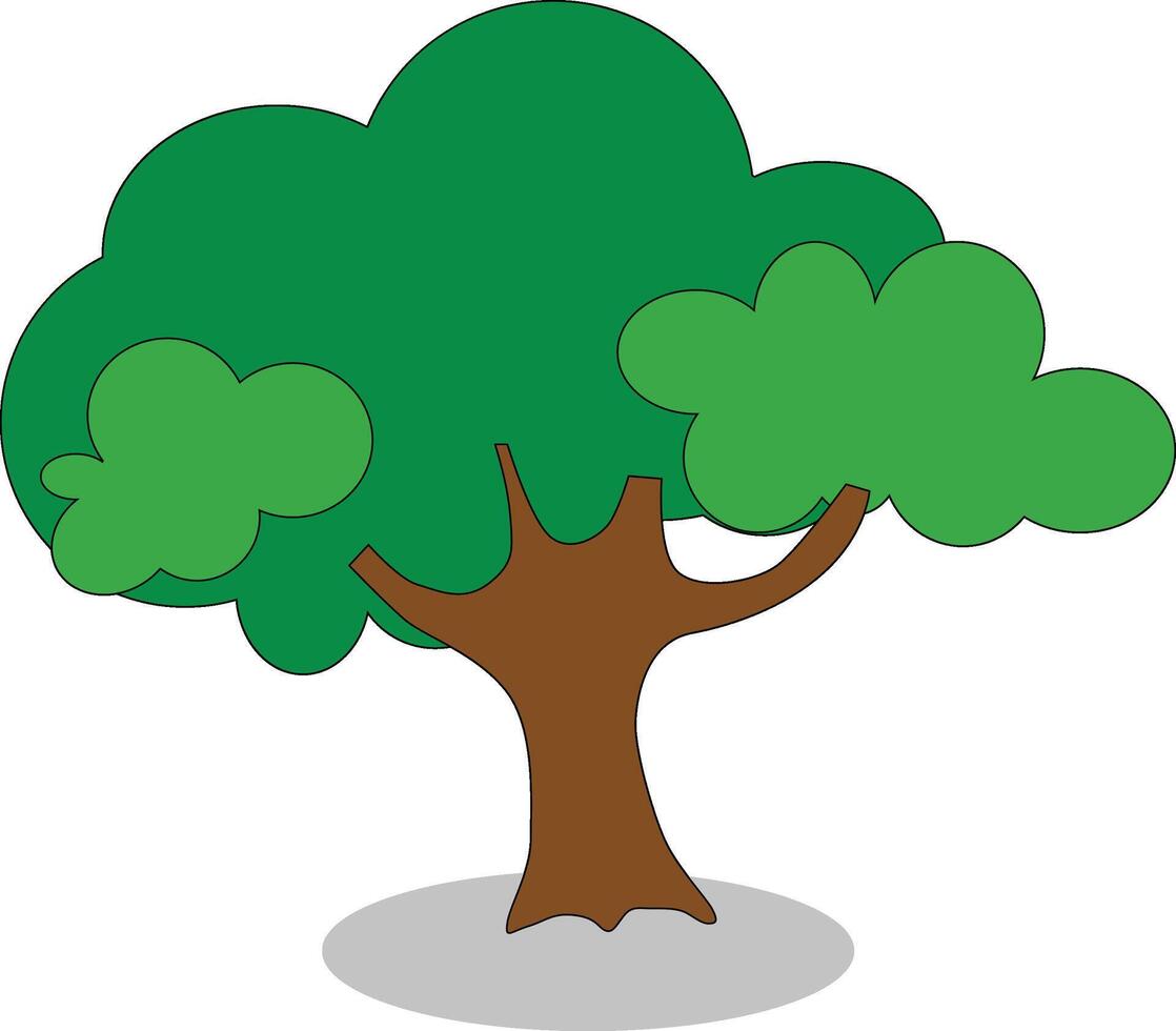 Cartoon Tree 1 vector