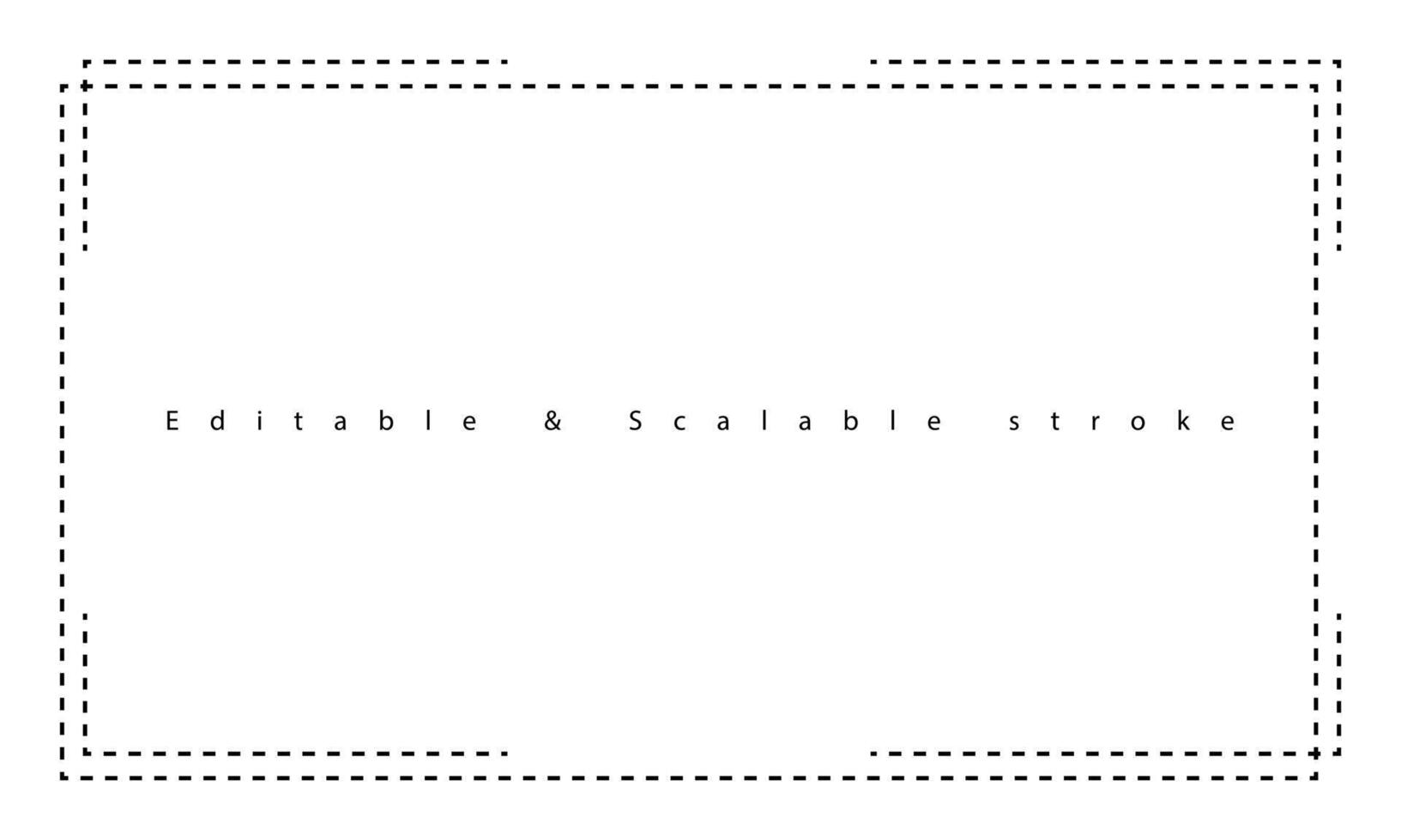 Border frame line illustration page on white background. vector