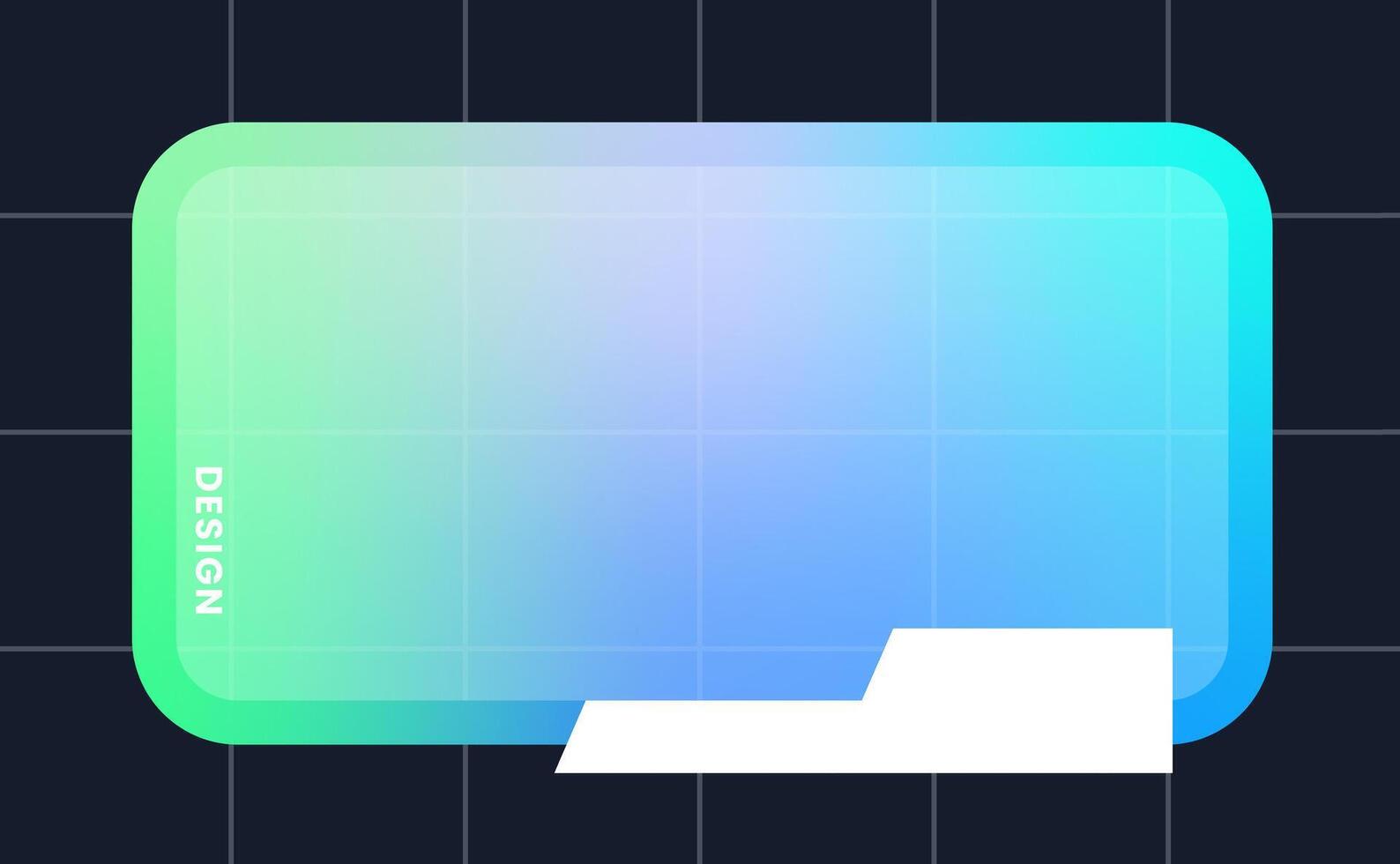 Modern pop up window illustration. Futuristic pop up interface. vector