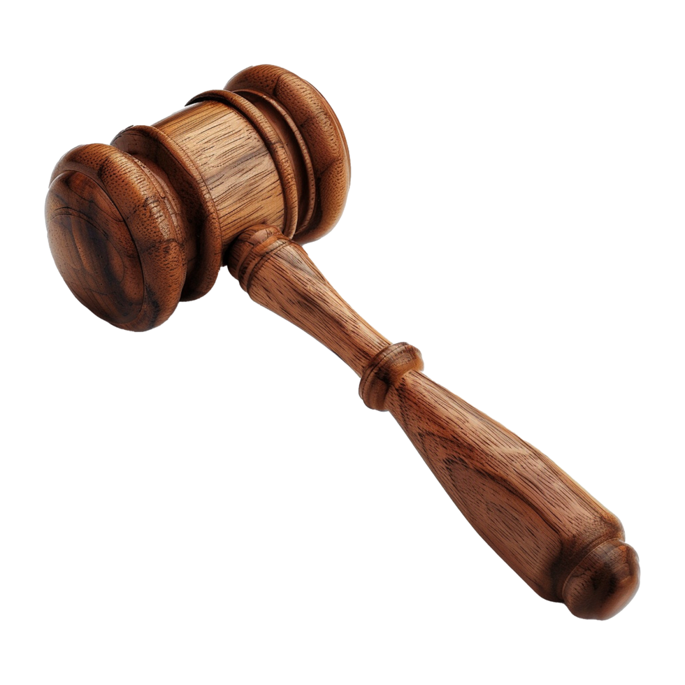 Gavel isolated on transparent background png