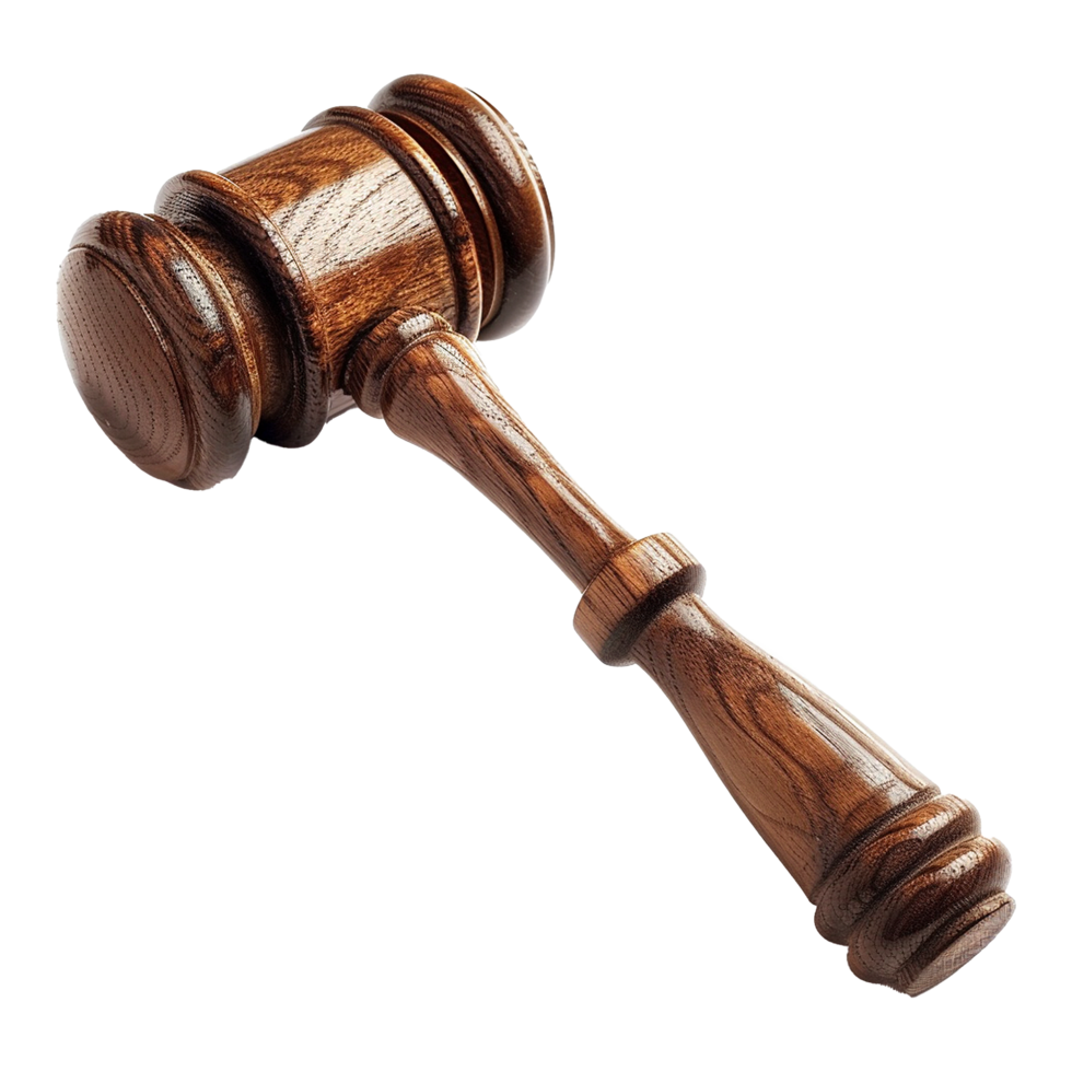 Gavel isolated on transparent background png