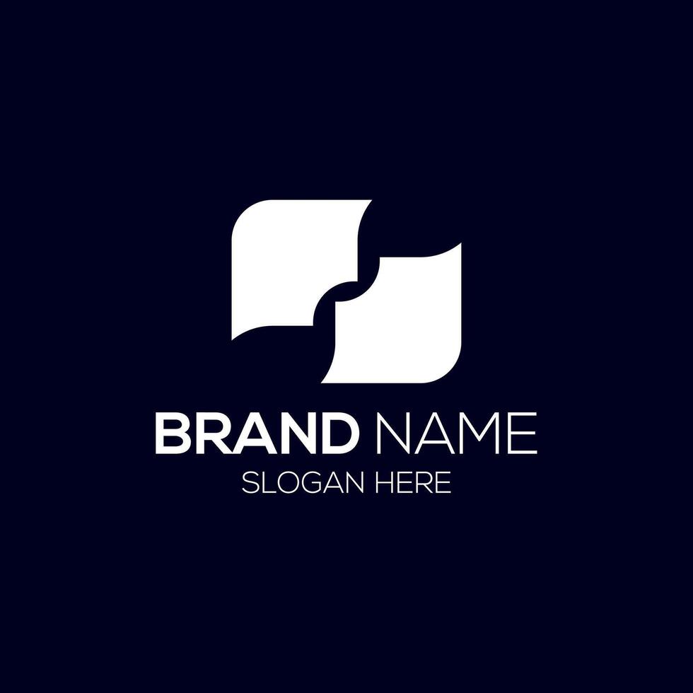 Modern Minimal Logo Business vector
