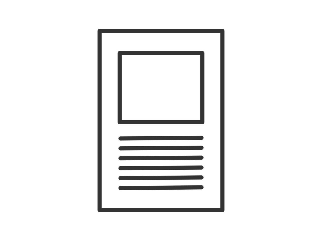 Illustration a icon depicting documents, suitable for web and mobile applications, isolated for use in graphic and design. vector