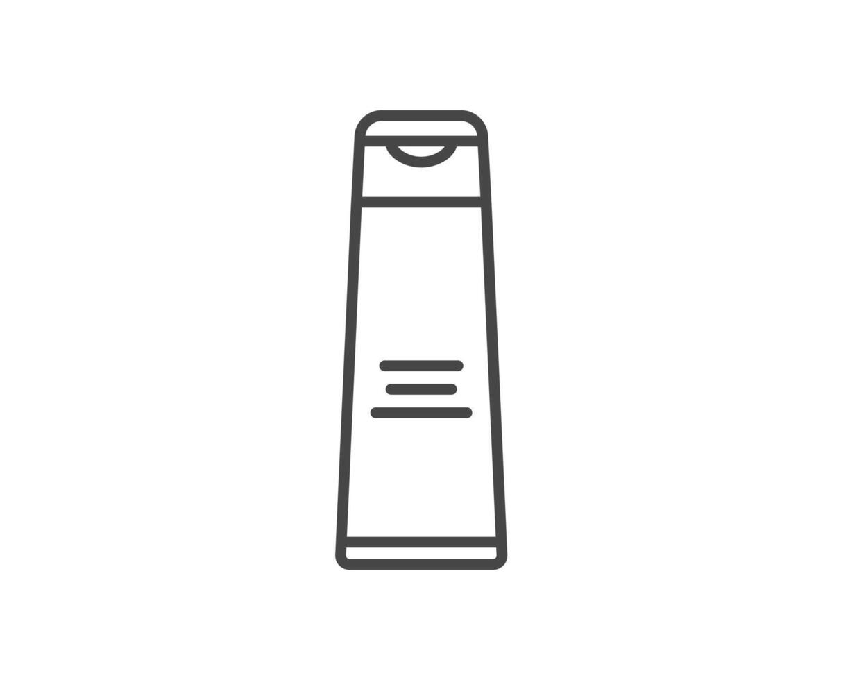 icons of beauty, cosmetics and care. Bottle, jar, shower gel, face cream, body lotion, spray, ointment, paste. vector