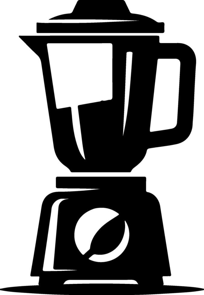 Silhouette of blender vector
