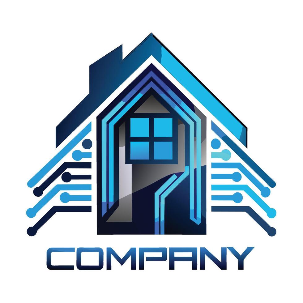 Creative Logo Design for real estate company vector