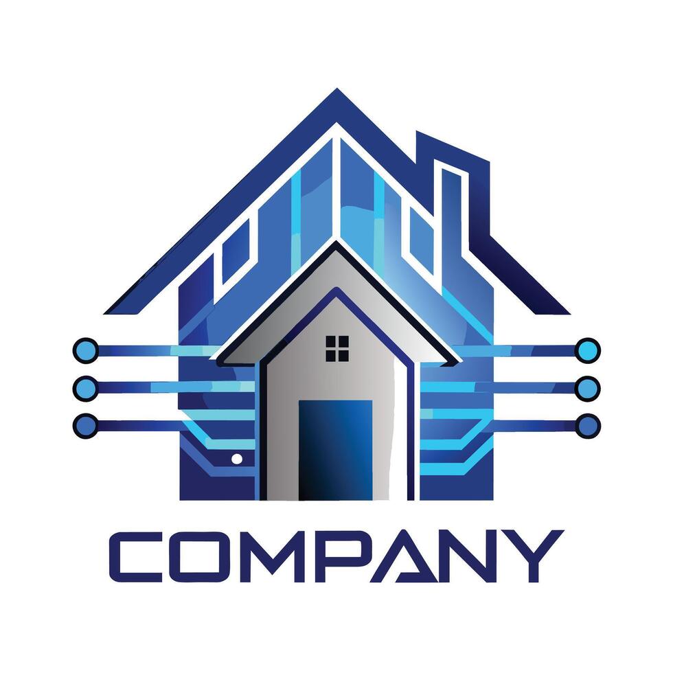 Creative Logo Design for real estate company vector