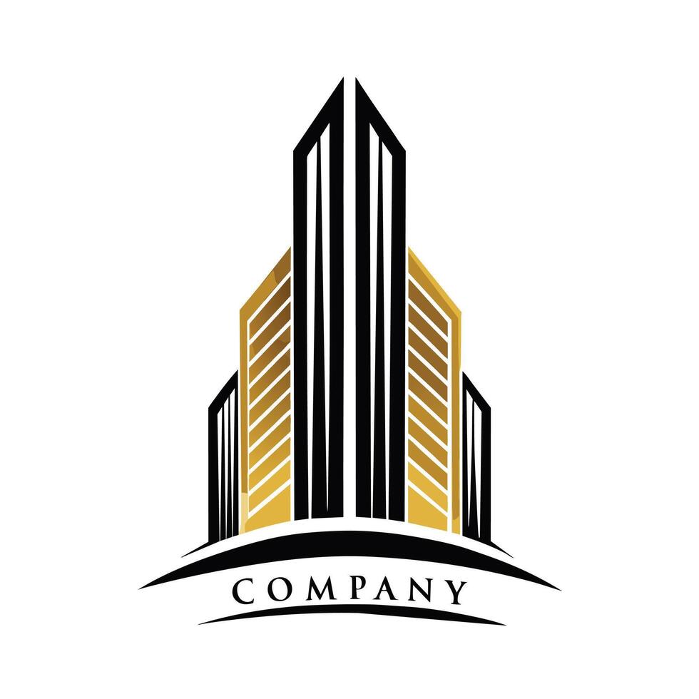 Creative Logo Design for real estate company vector