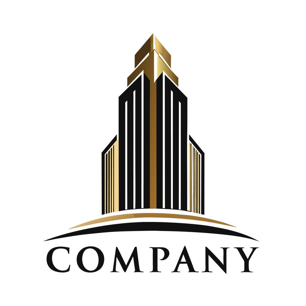 Creative Logo Design for real estate company vector