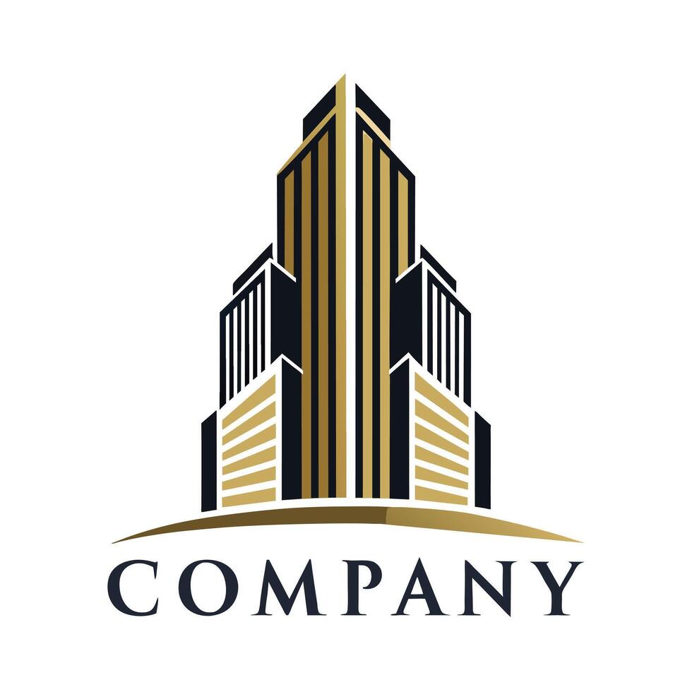 Creative Logo Design for real estate company vector