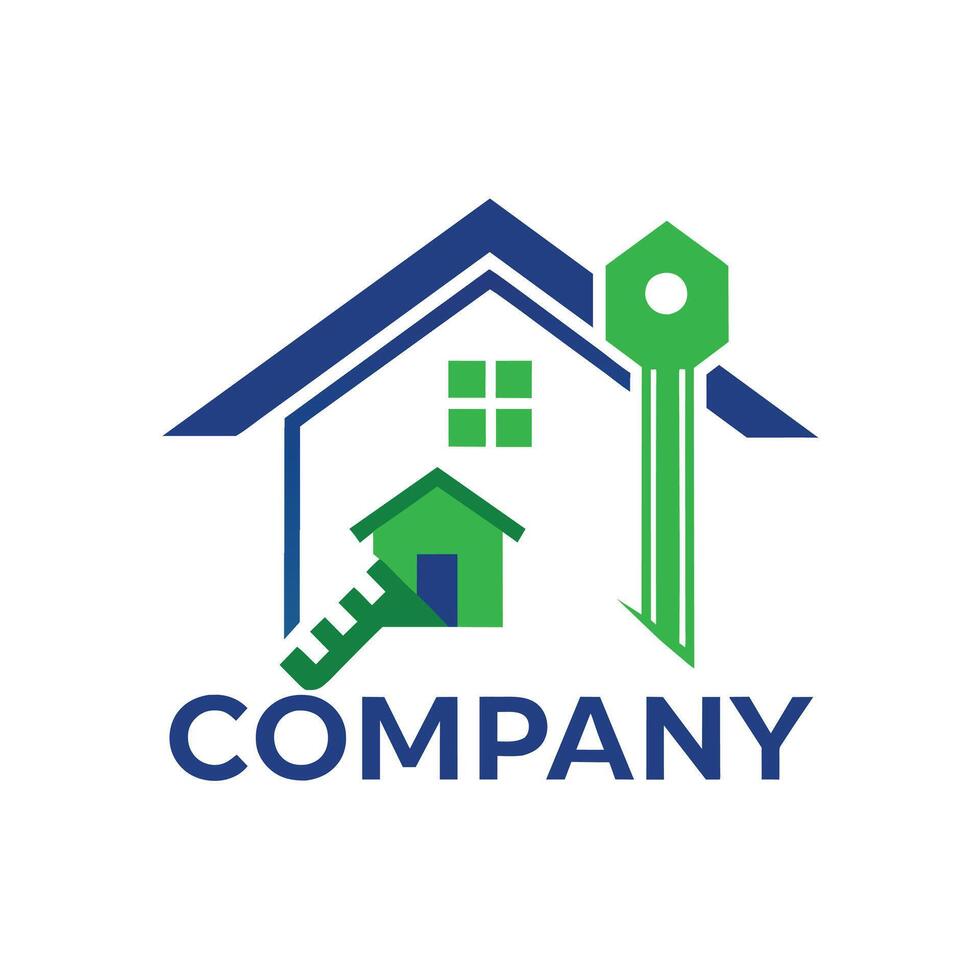 Creative Logo Design for real estate company vector