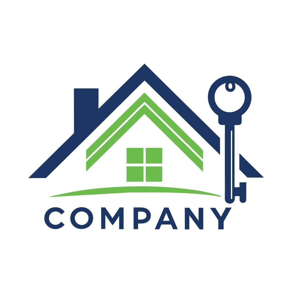 Creative Logo Design for real estate company vector