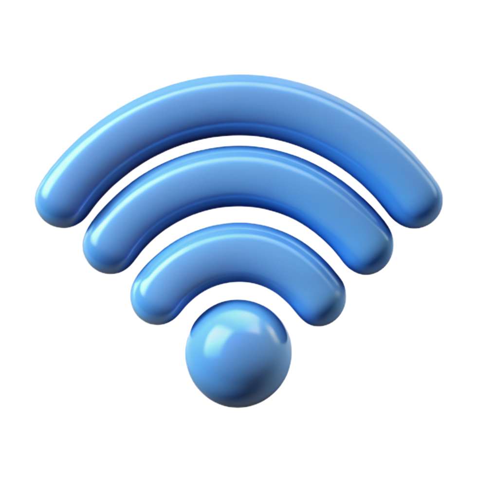 Wifi Signal 3d Symbol png